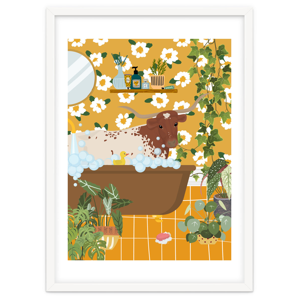 Texas Longhorn in My Bathtub