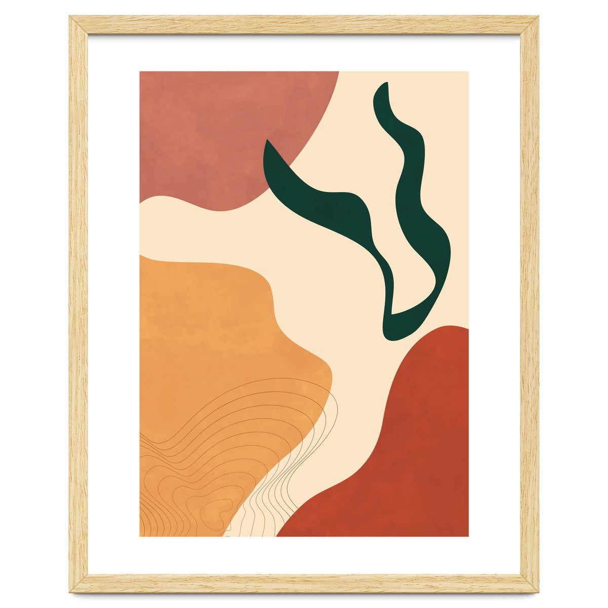 Abstract Scandi Neutral Shapes