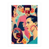 Masquerade Mask Fashion Collage 01 (Print Only) thumbnail