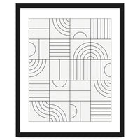 My Favorite Geometric Patterns No.19 - White