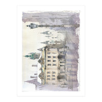 Romantic cityscape  (Print Only)