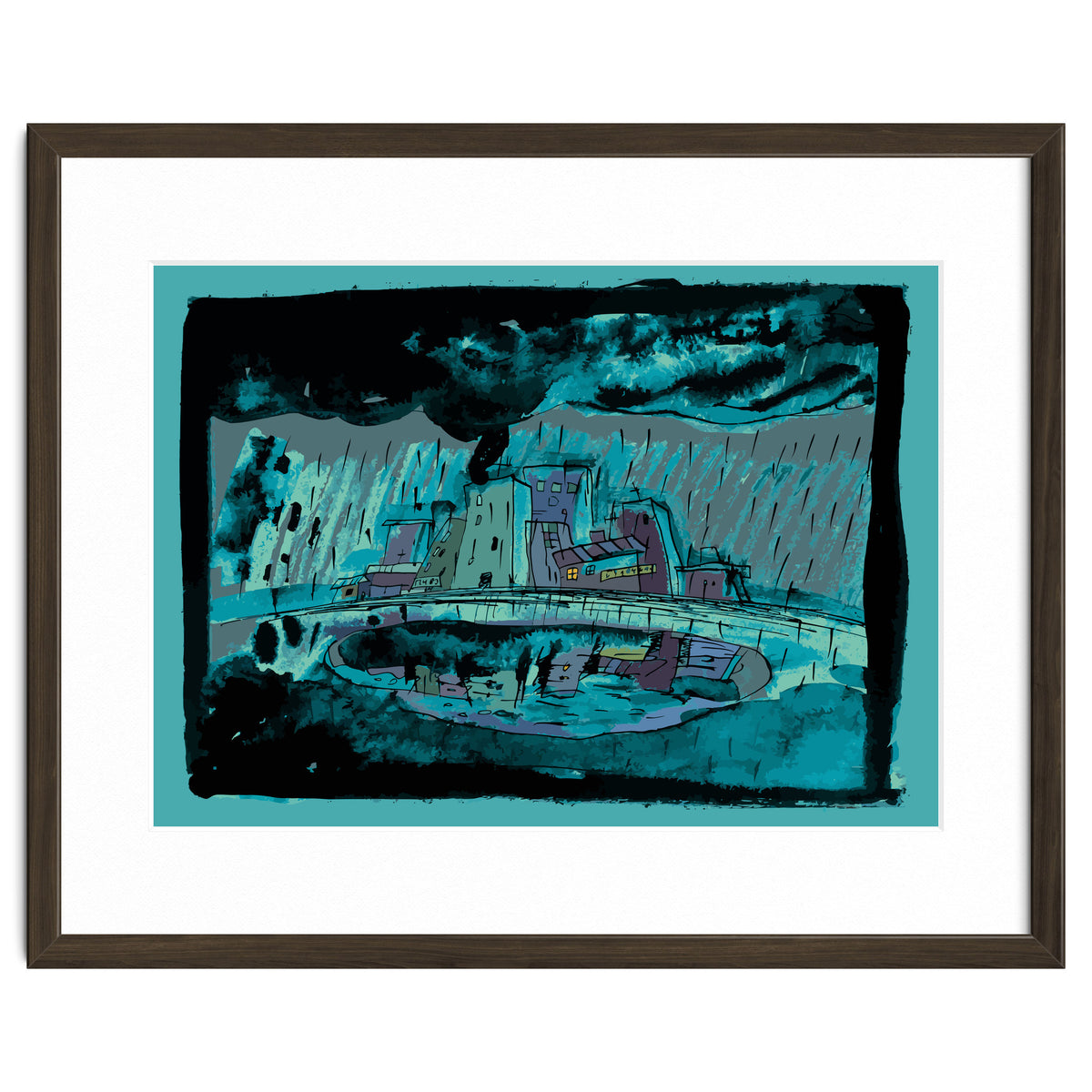 Autumn Rain in the Old City