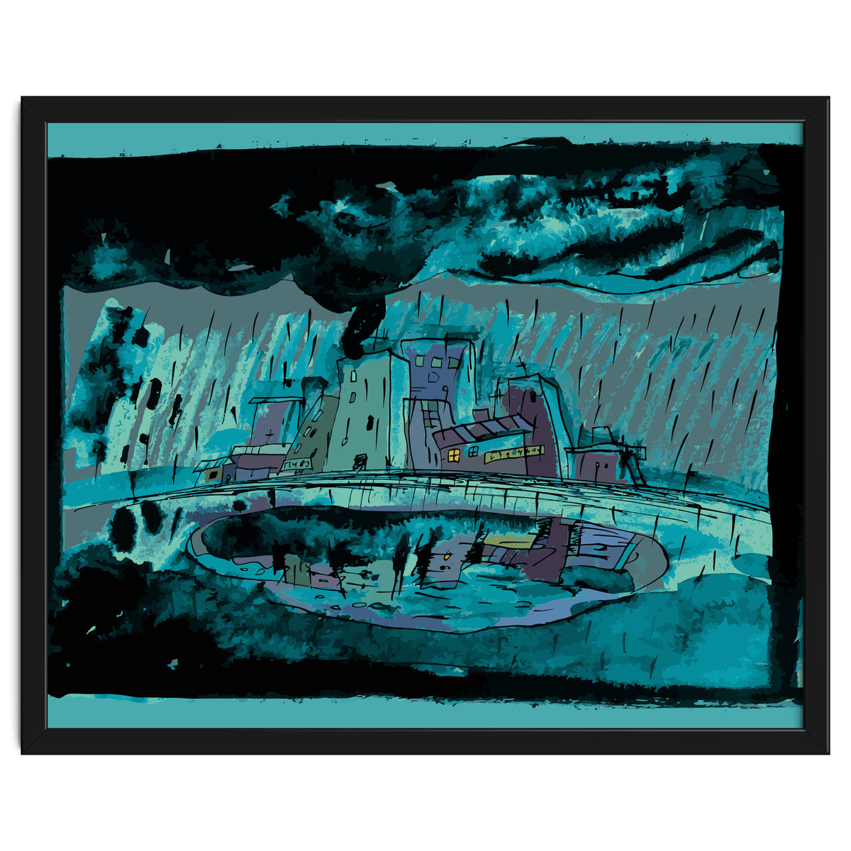 Autumn Rain in the Old City