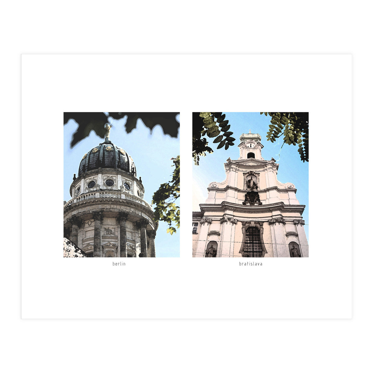 Architectural framing in paints  (Print Only)