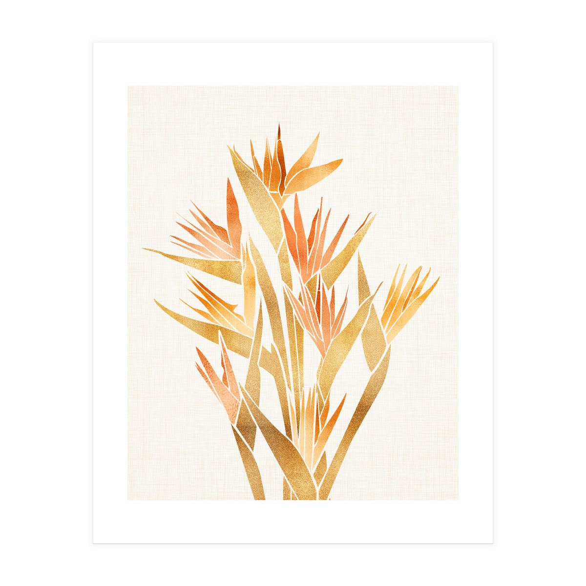 Tropical Bird of Paradise Bouquet (Print Only)