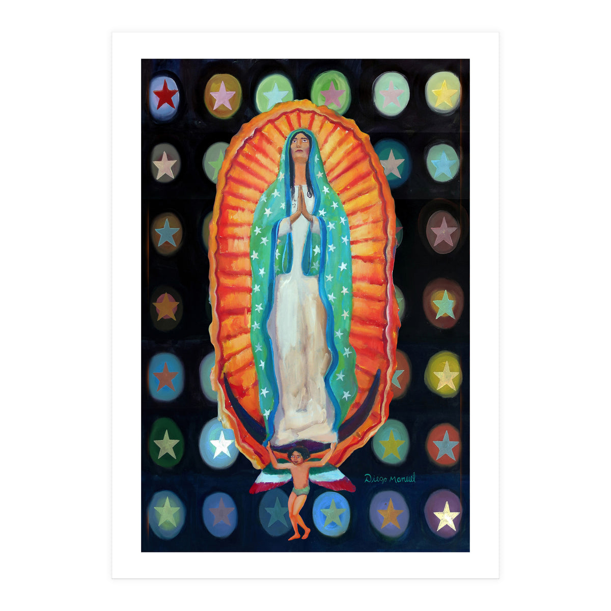 Virgen De Guadalupe 10 (Print Only)