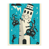 TAROT CARD CAT: THE TOWER (Print Only) thumbnail