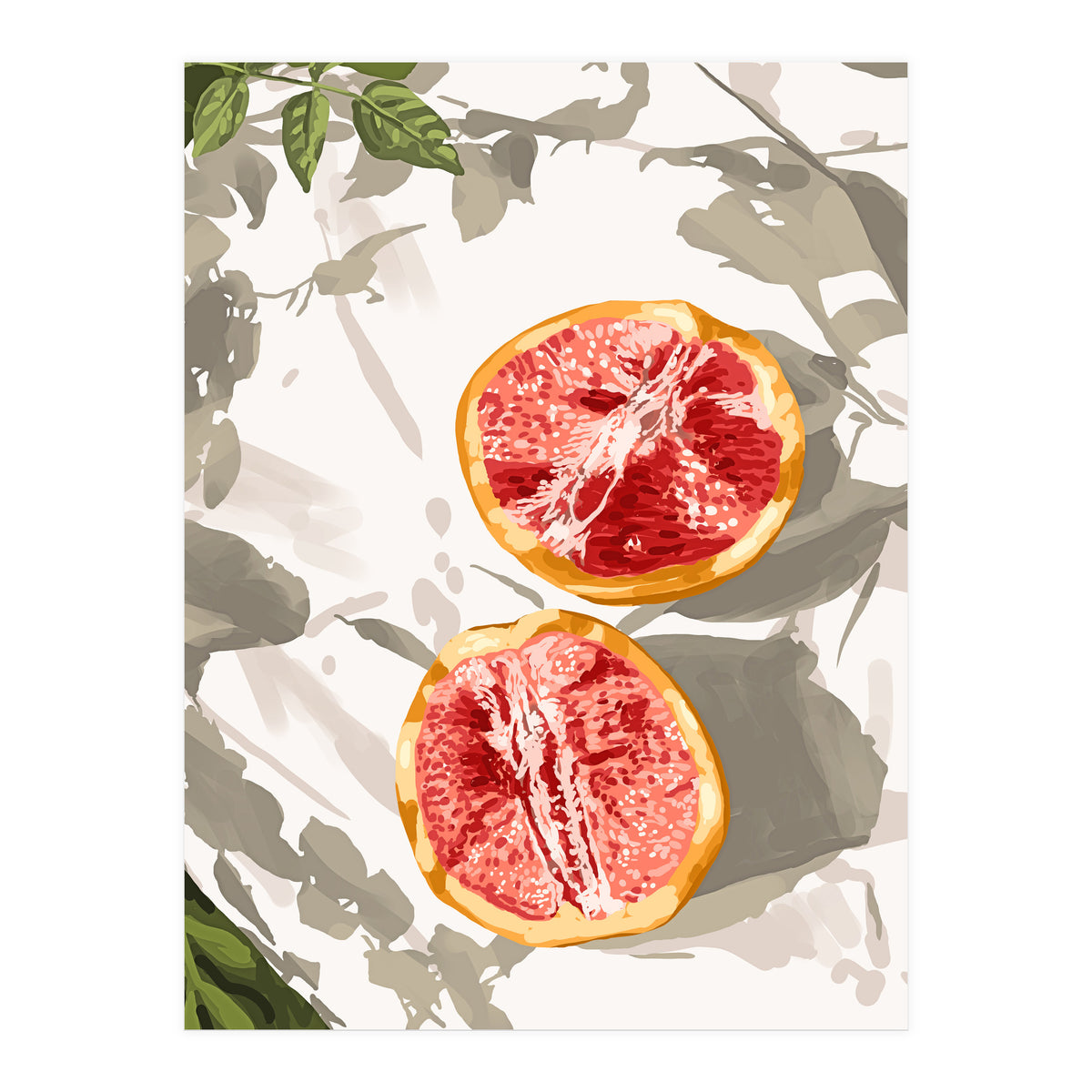 Grapefruit Kinda Zest For Life (Print Only)