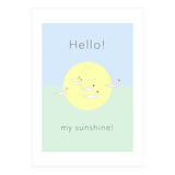 Hello! my sunshine! - Swan moon and Sun (Print Only) thumbnail