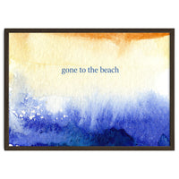 Gone to the beach || watercolor