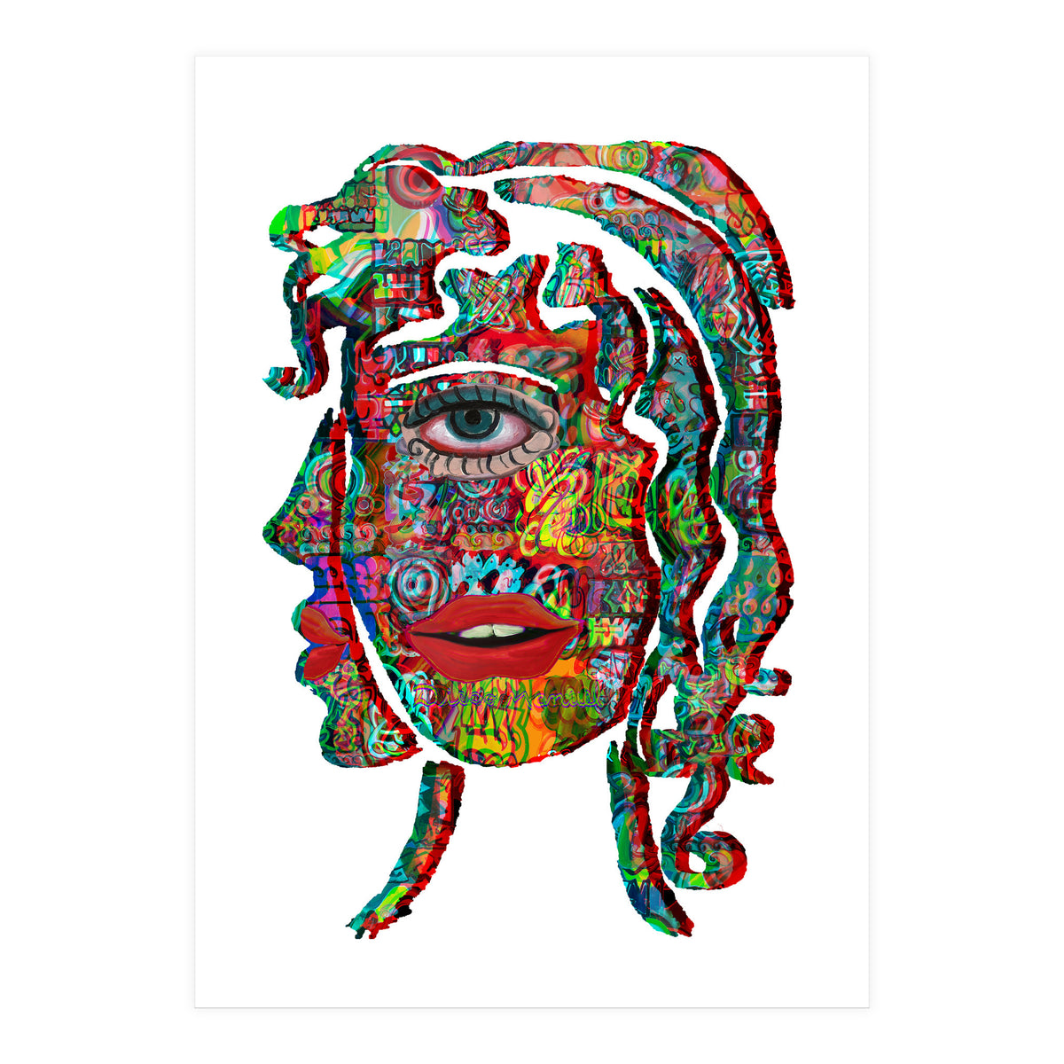 Mujer Digital 2 12  (Print Only)