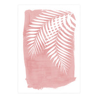 Palm Leaves On Pink (Print Only)