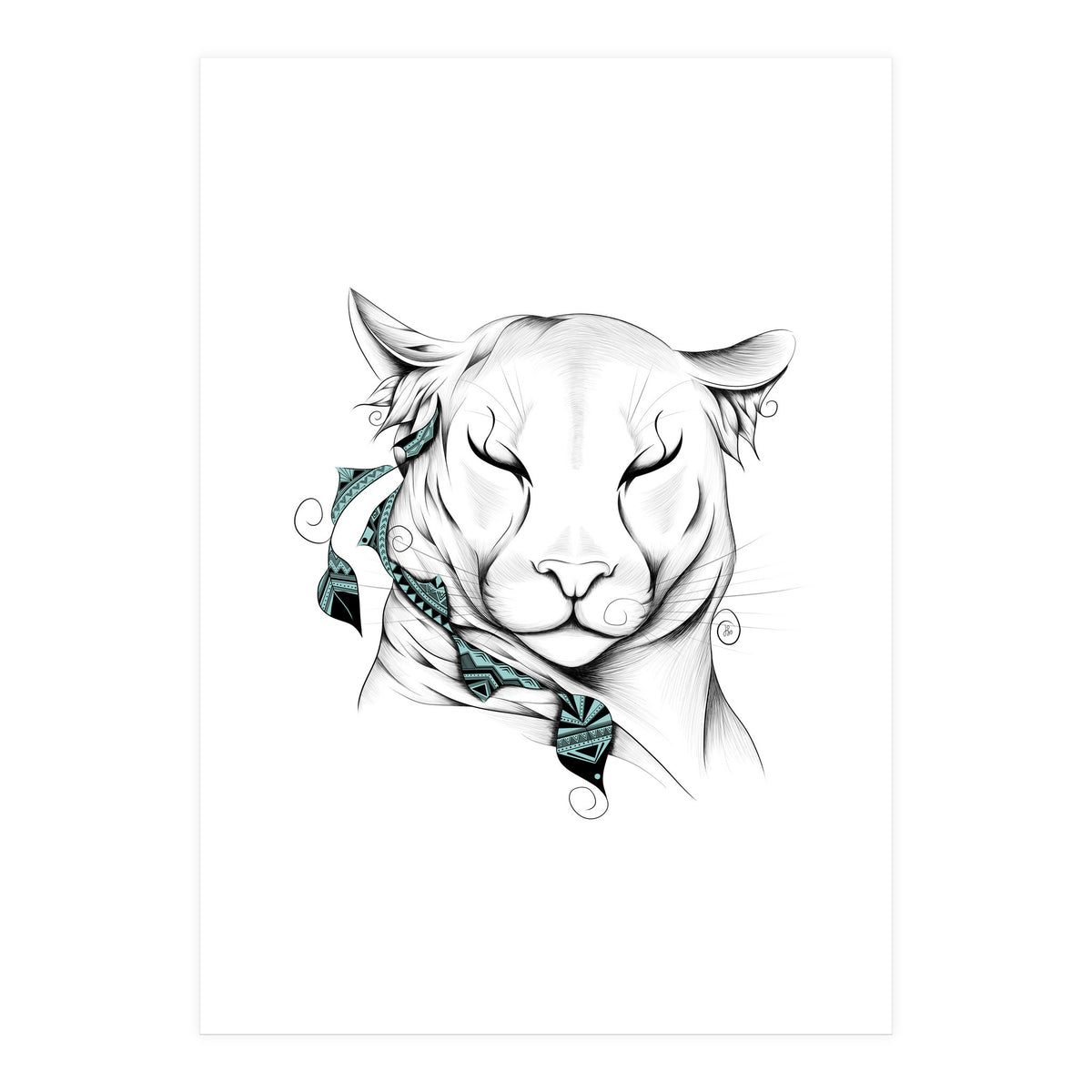 Poetic Cougar (Print Only)