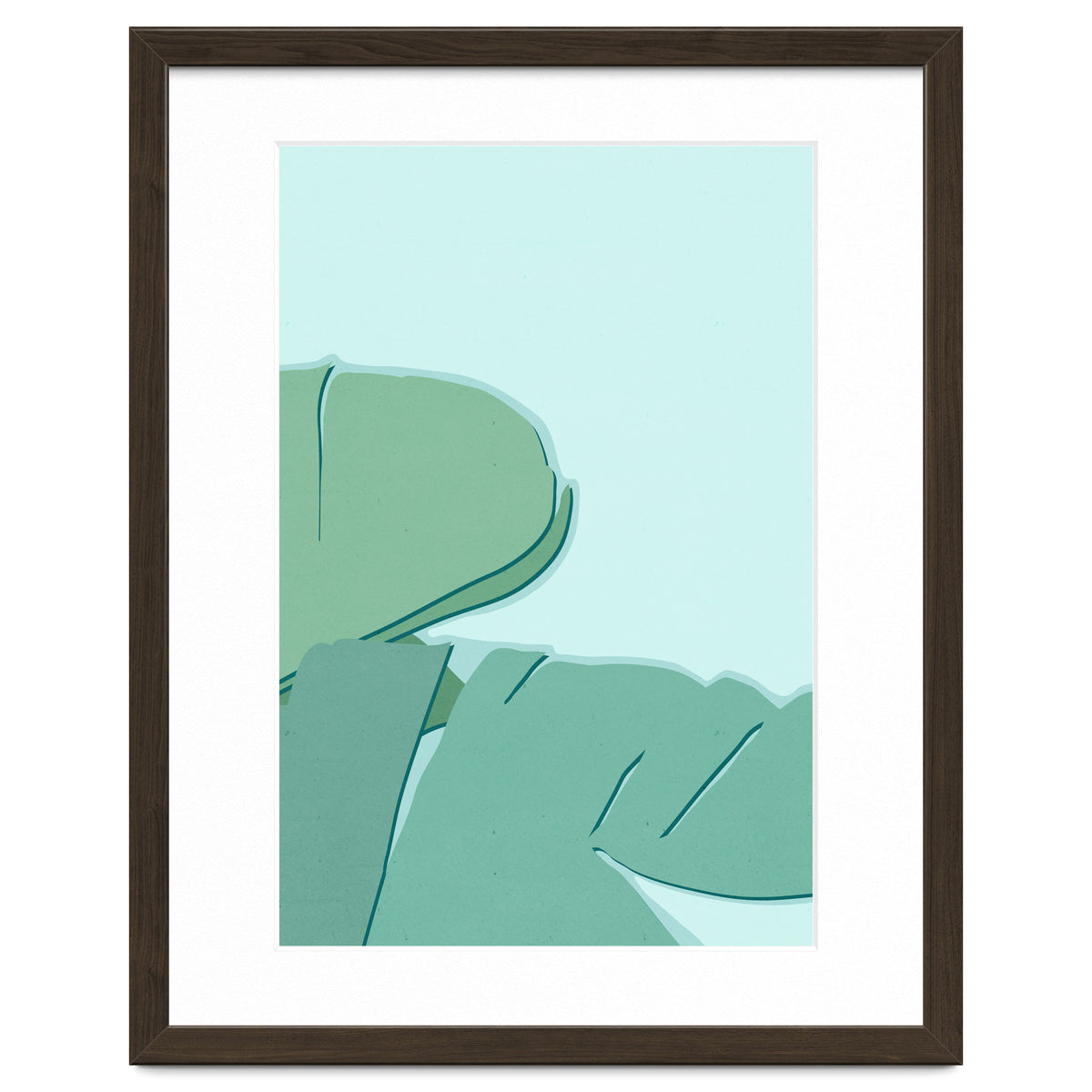 Abstract Banana Leaves Two - Greener Eden