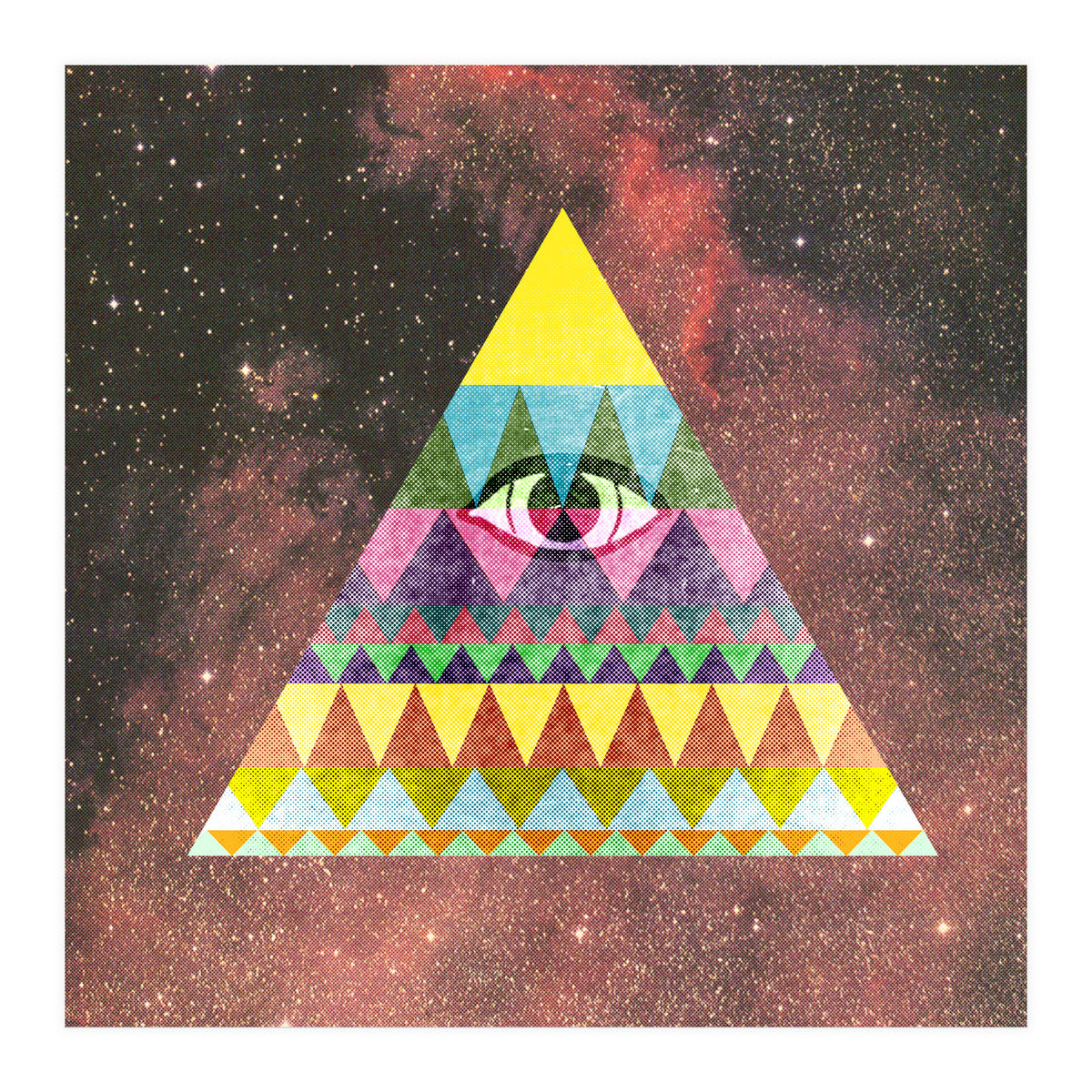 Pyramid In Space (Print Only)