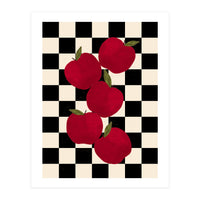 Apples on Checker (Print Only)