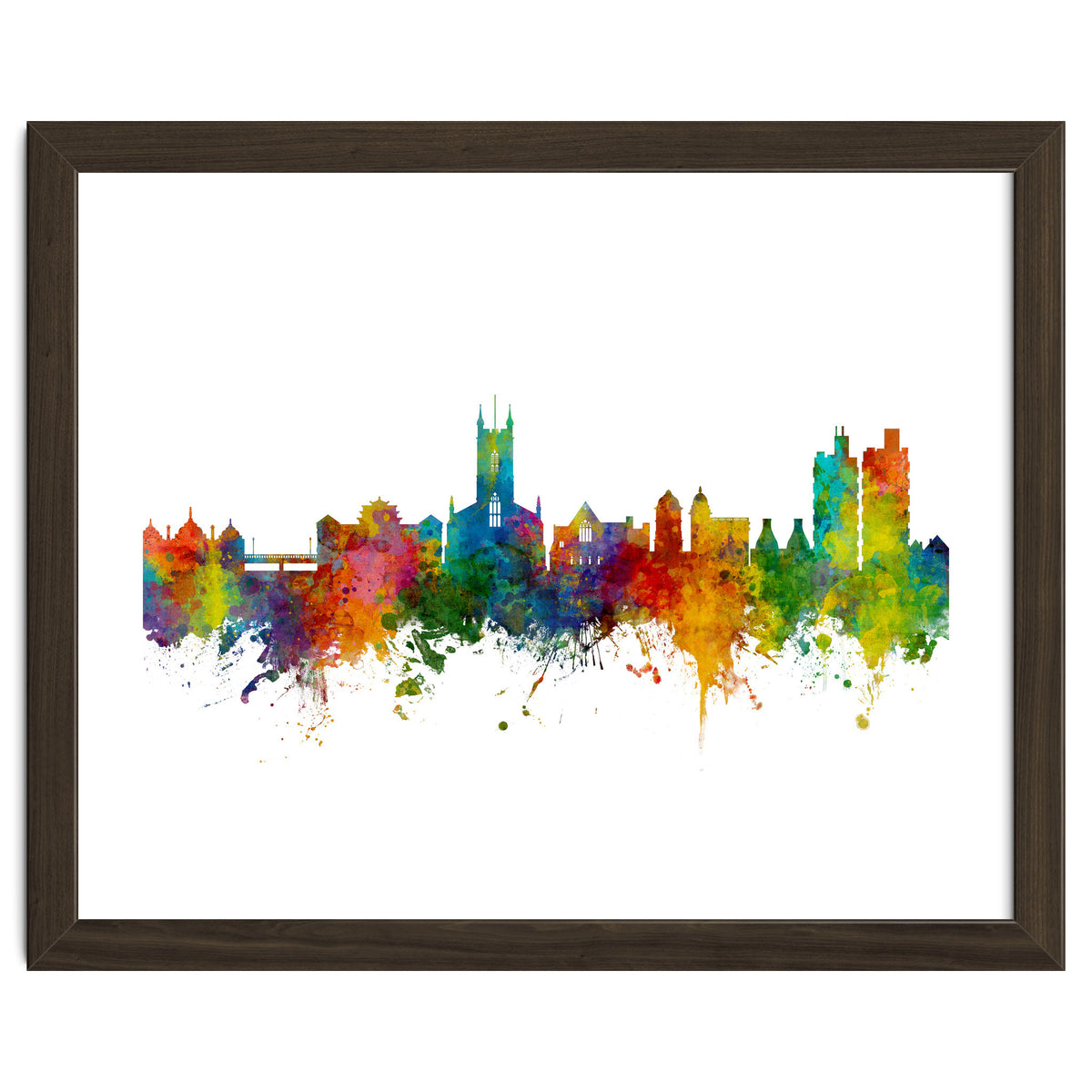 Stoke-on-Trent England Skyline