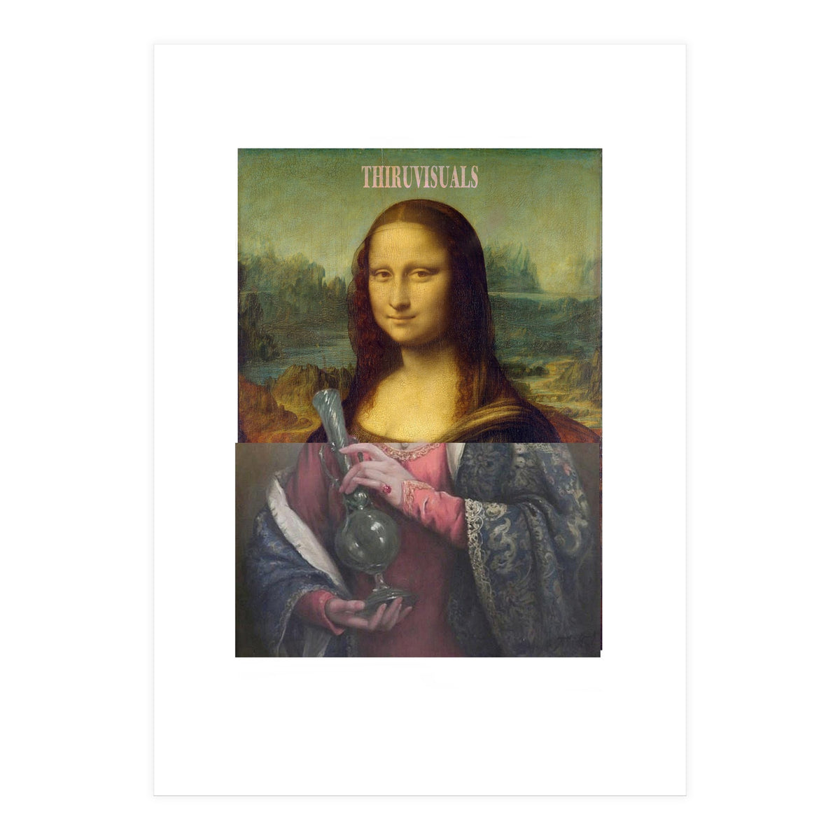 Mona Lisa with the Bong (Print Only)