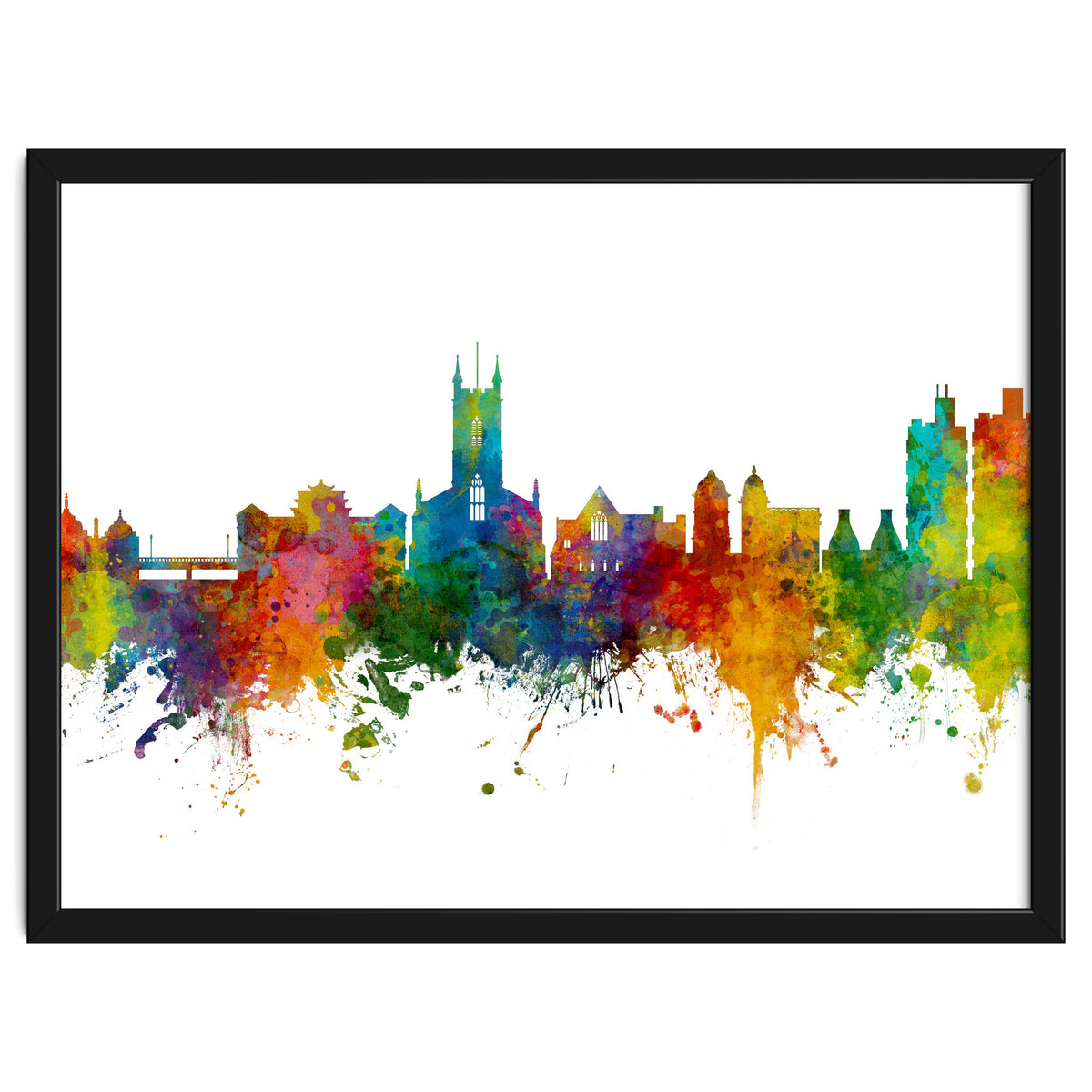 Stoke-on-Trent England Skyline