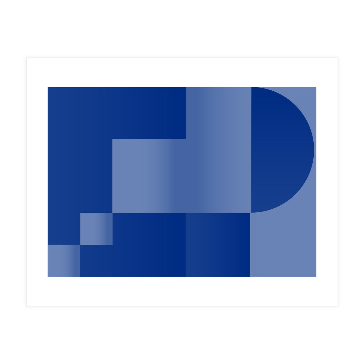 Beach at night | abstract modern (Print Only)