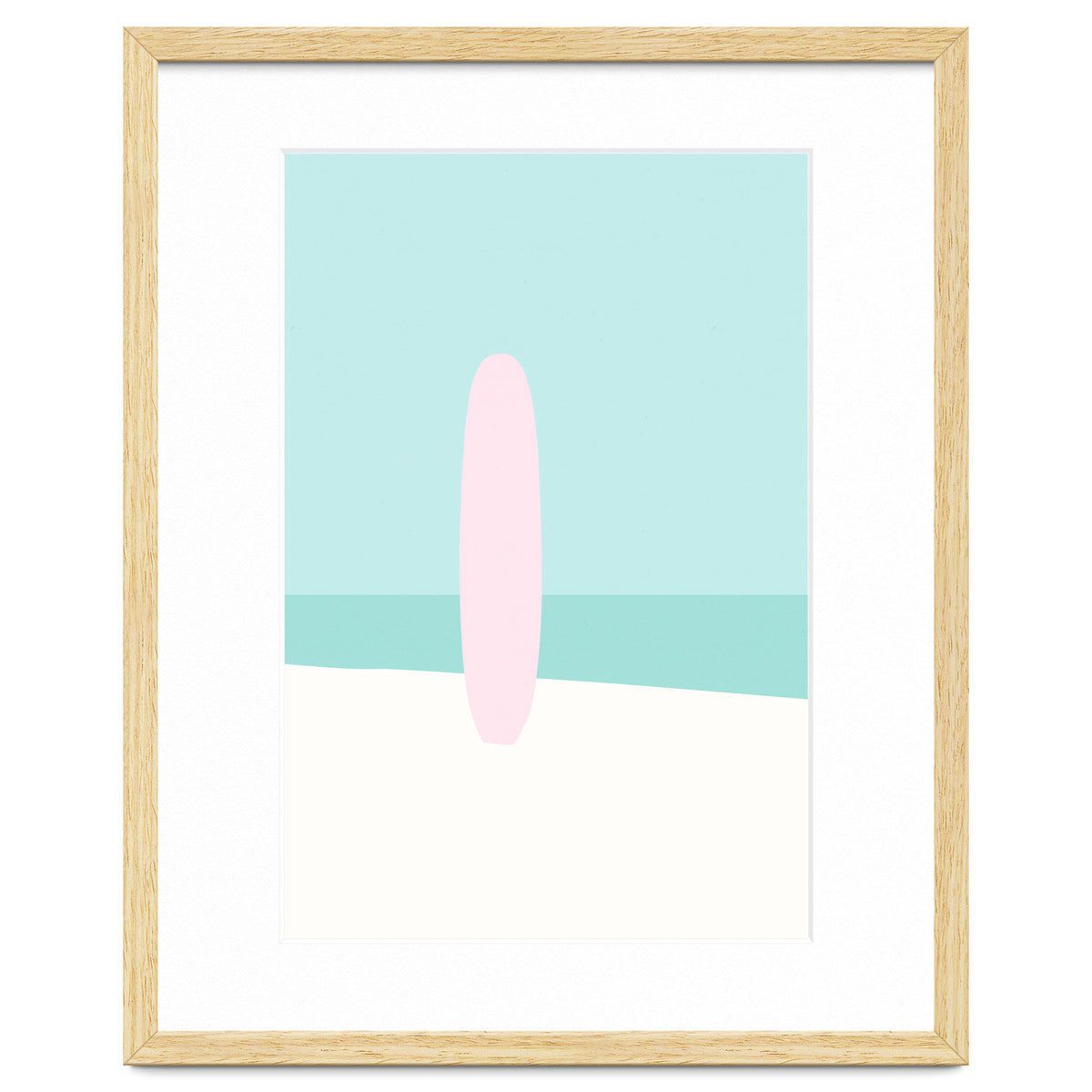 Minimal Surfboard - Turquoise Coast