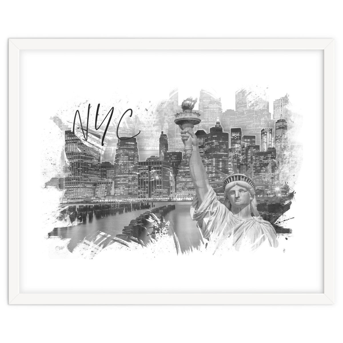 Trendy MANHATTAN Collage