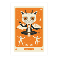TAROT CARD CAT: THE DEVIL (Print Only)