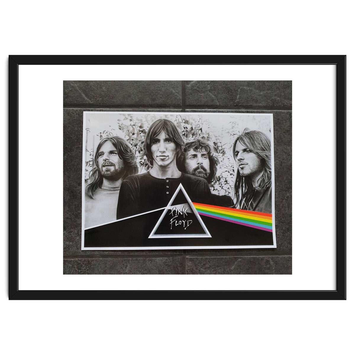 Pink Floyd DSOTM Pencil Portrait Print