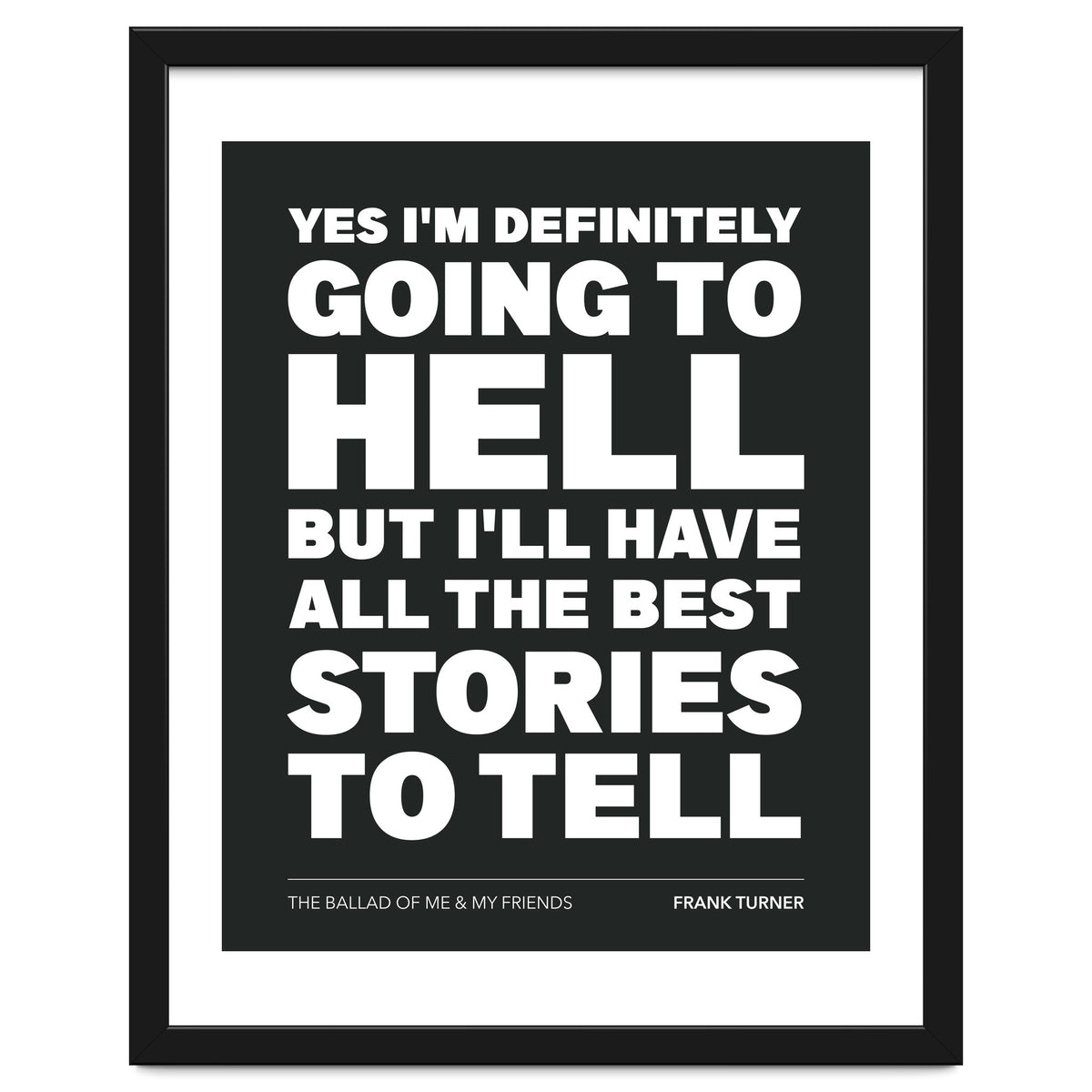 Frank Turner - The Ballad Of Me & My Friends