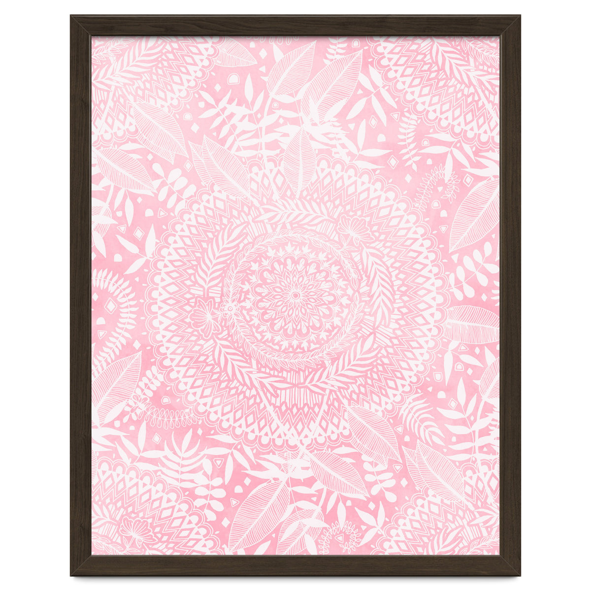 Medallion Pattern in Blush Pink