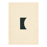 Cut black shape on beige (Print Only) thumbnail