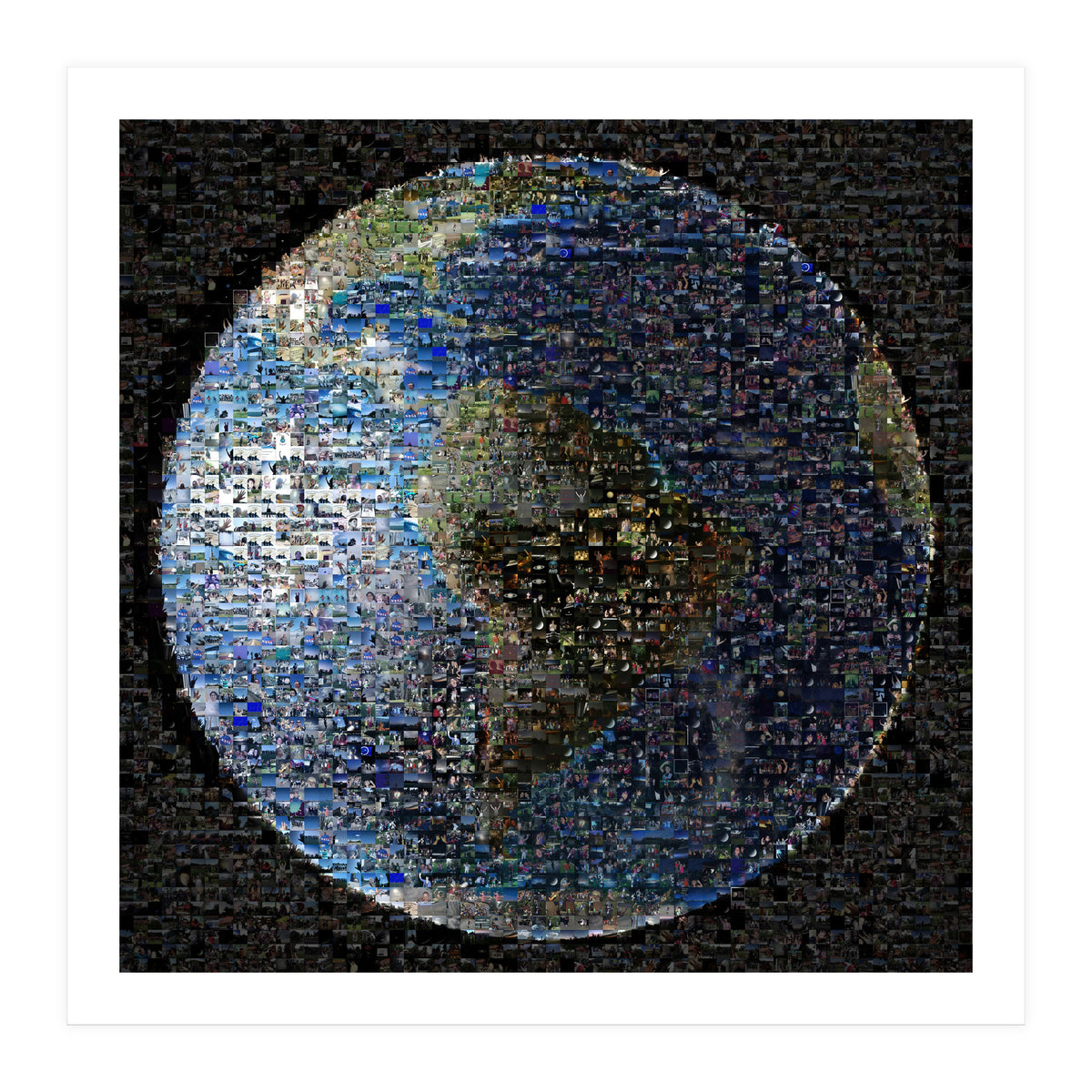 Collage of Earth (Print Only)