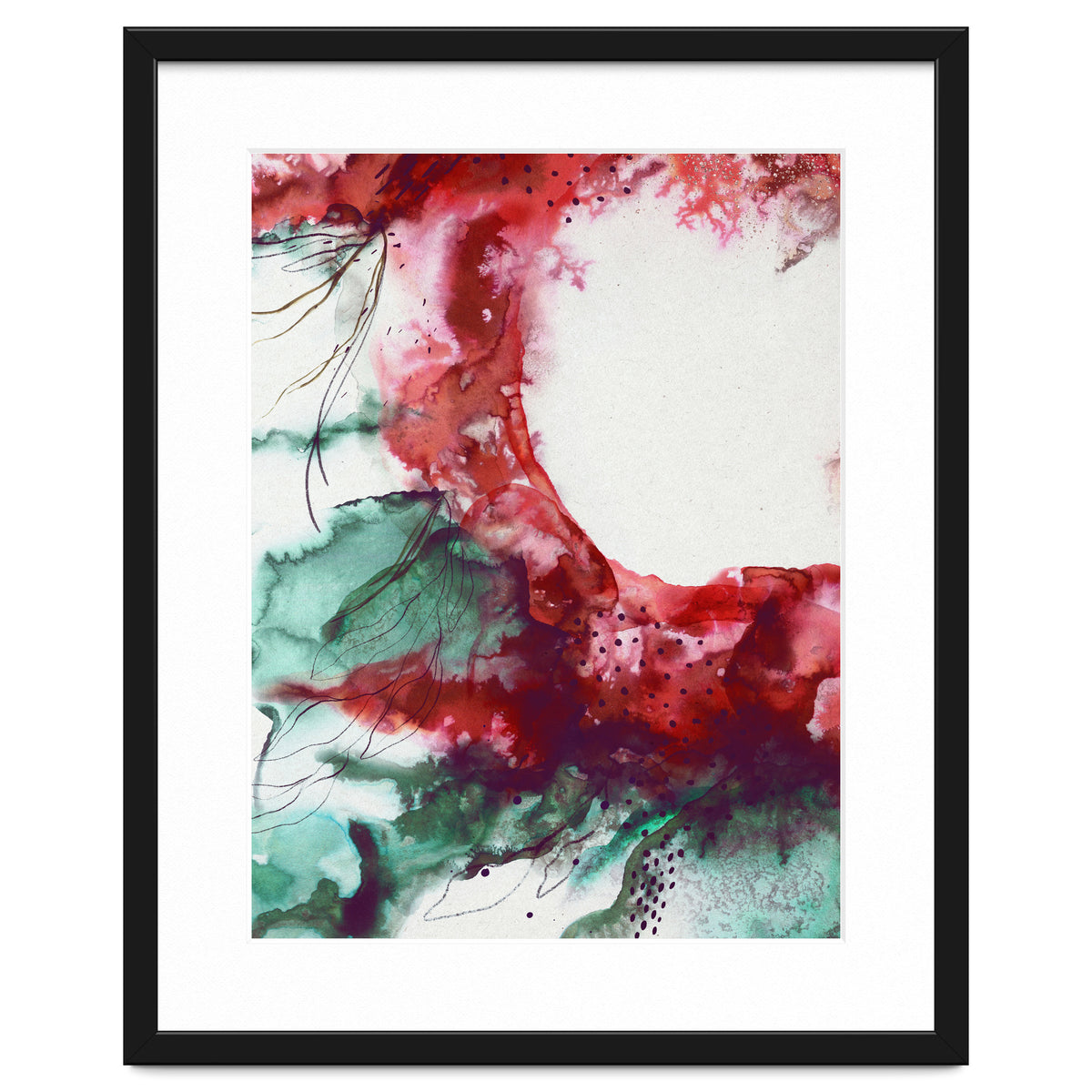 Abstract floral explosion