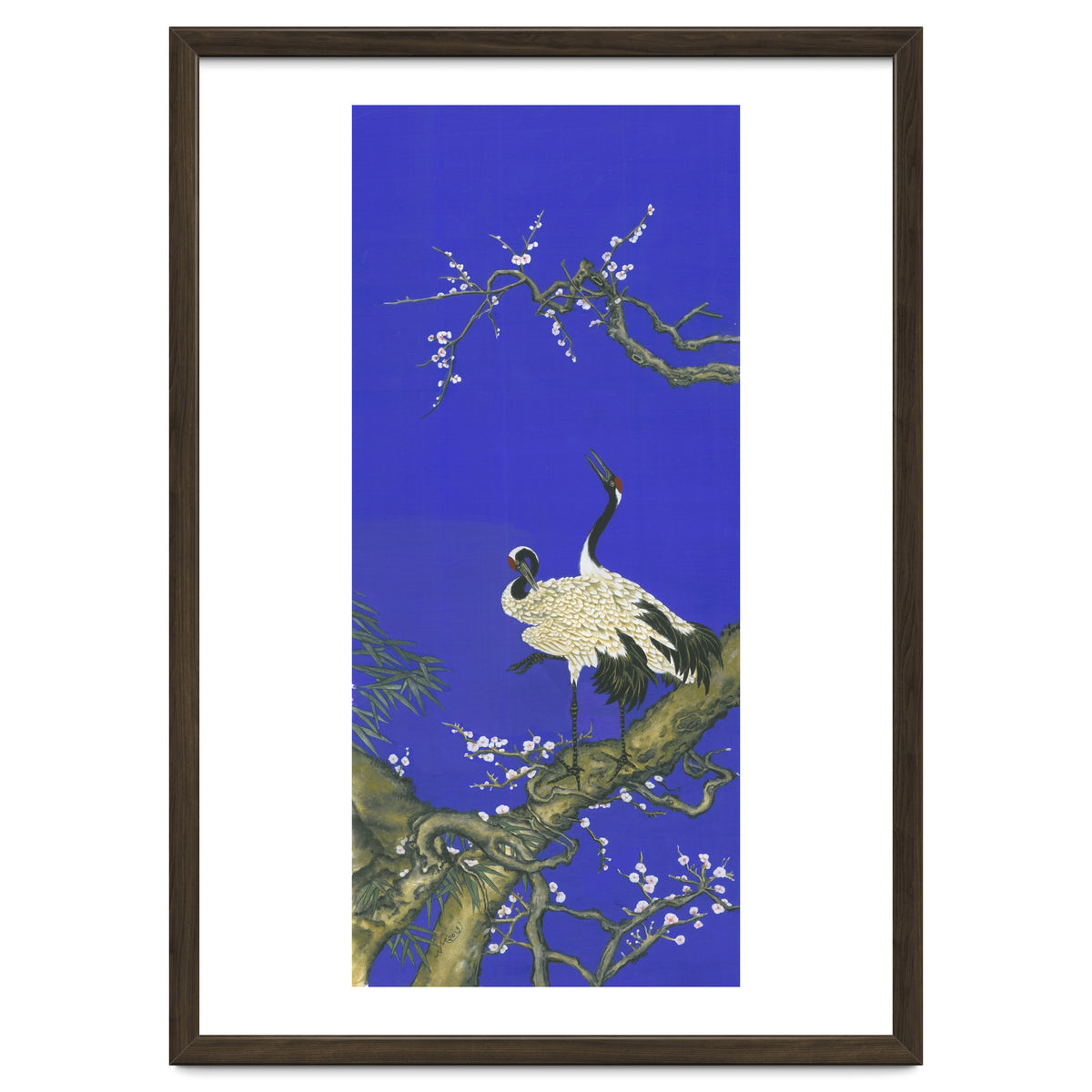 Cranes & Peach Blossom