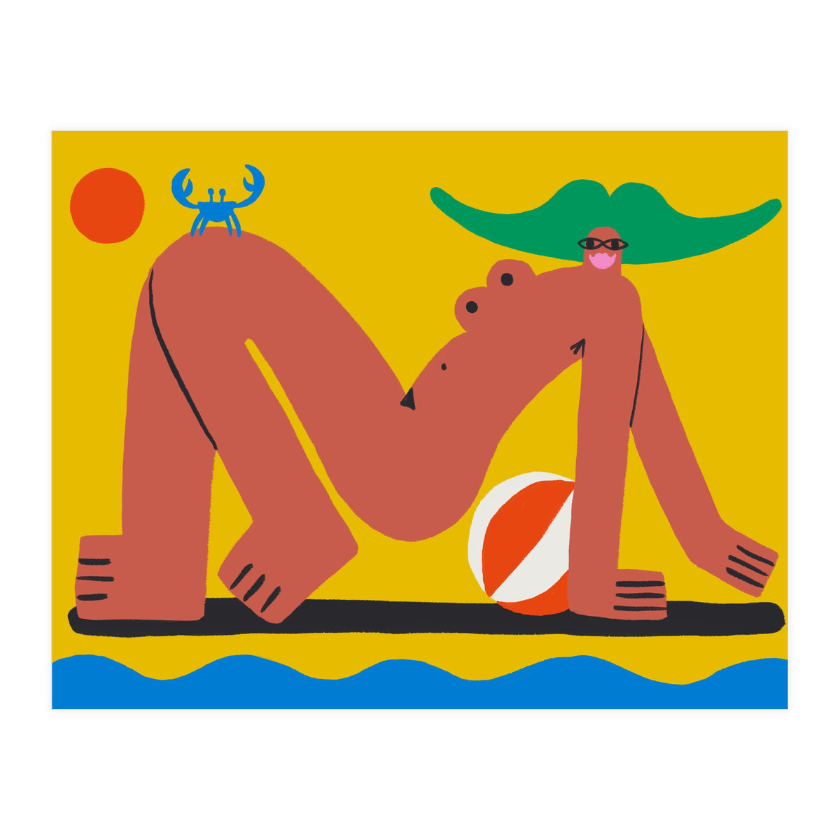 Crabwalk Home To Cuddle Cancer (Print Only)