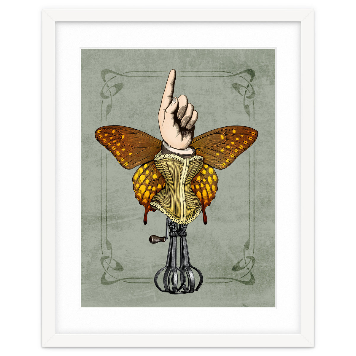 Butterhand Portrait