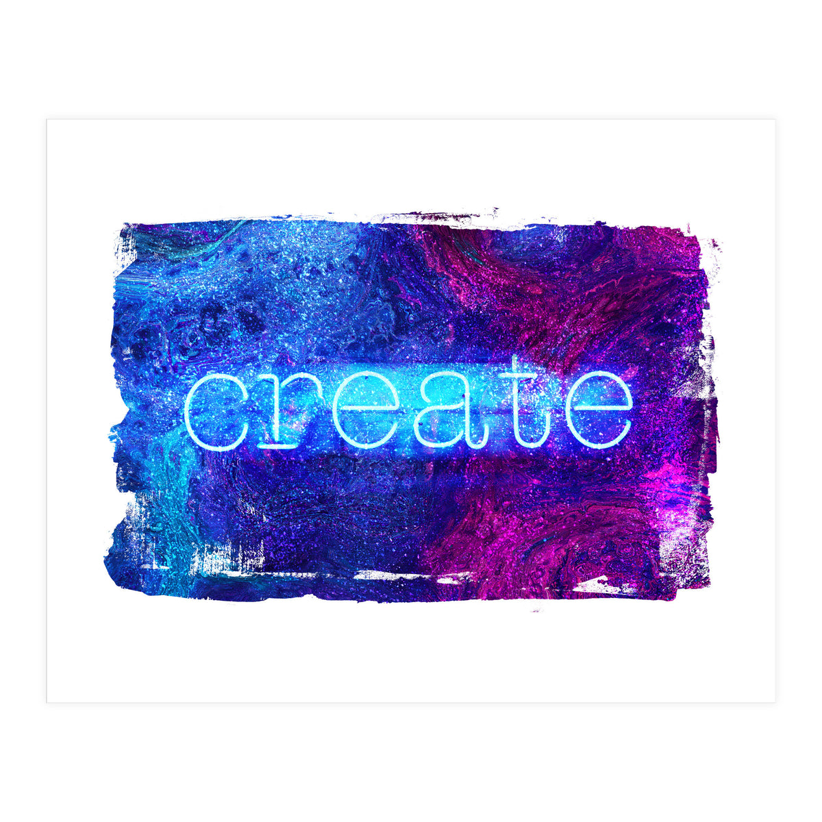 Neon Collection - Create (Print Only)
