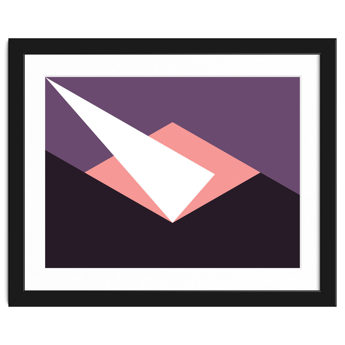 Geometric Shapes No. 59 - pink & purple