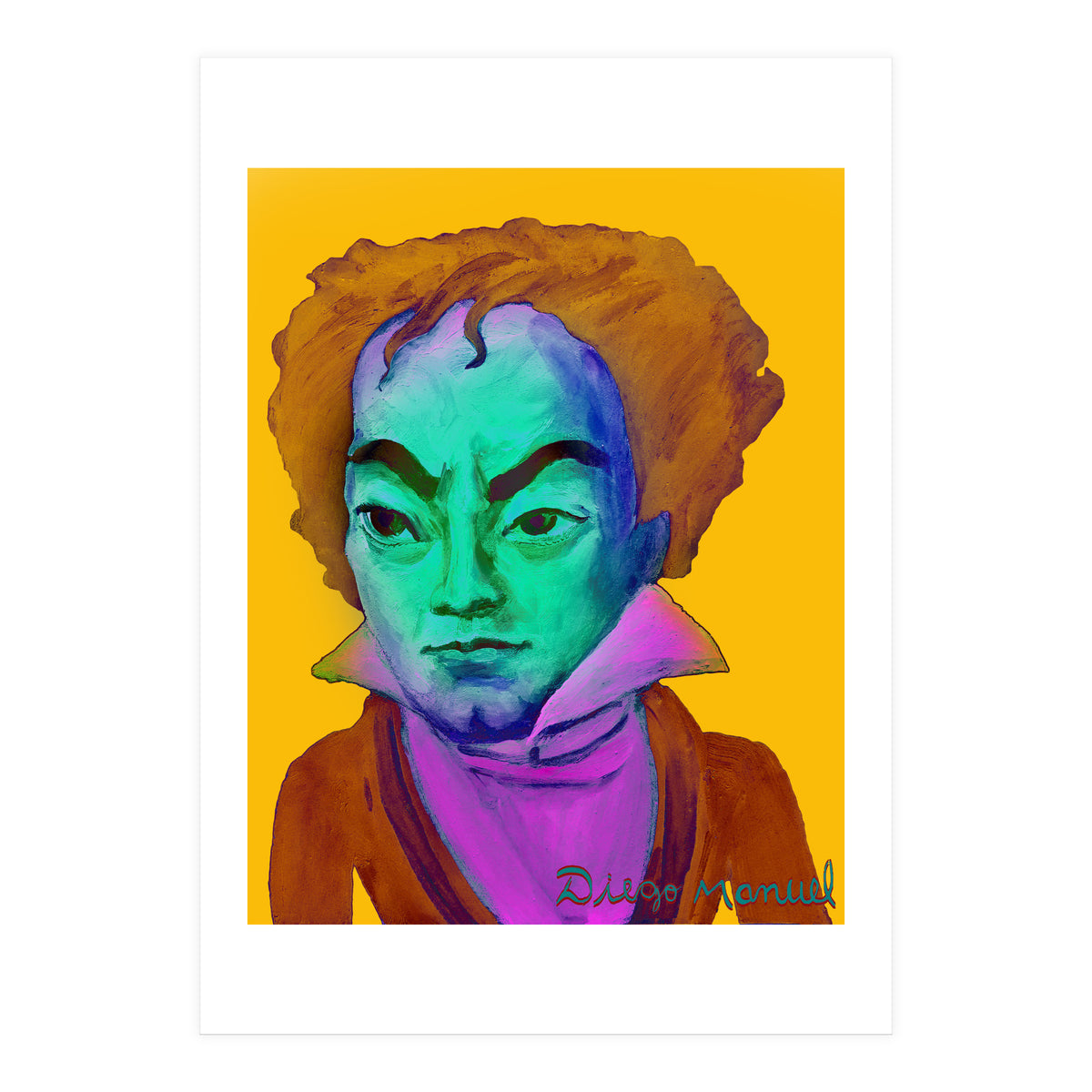 Beethoven Multicolor 5 (Print Only)