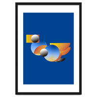 Modern Abstract Geometric Minimalist Duck