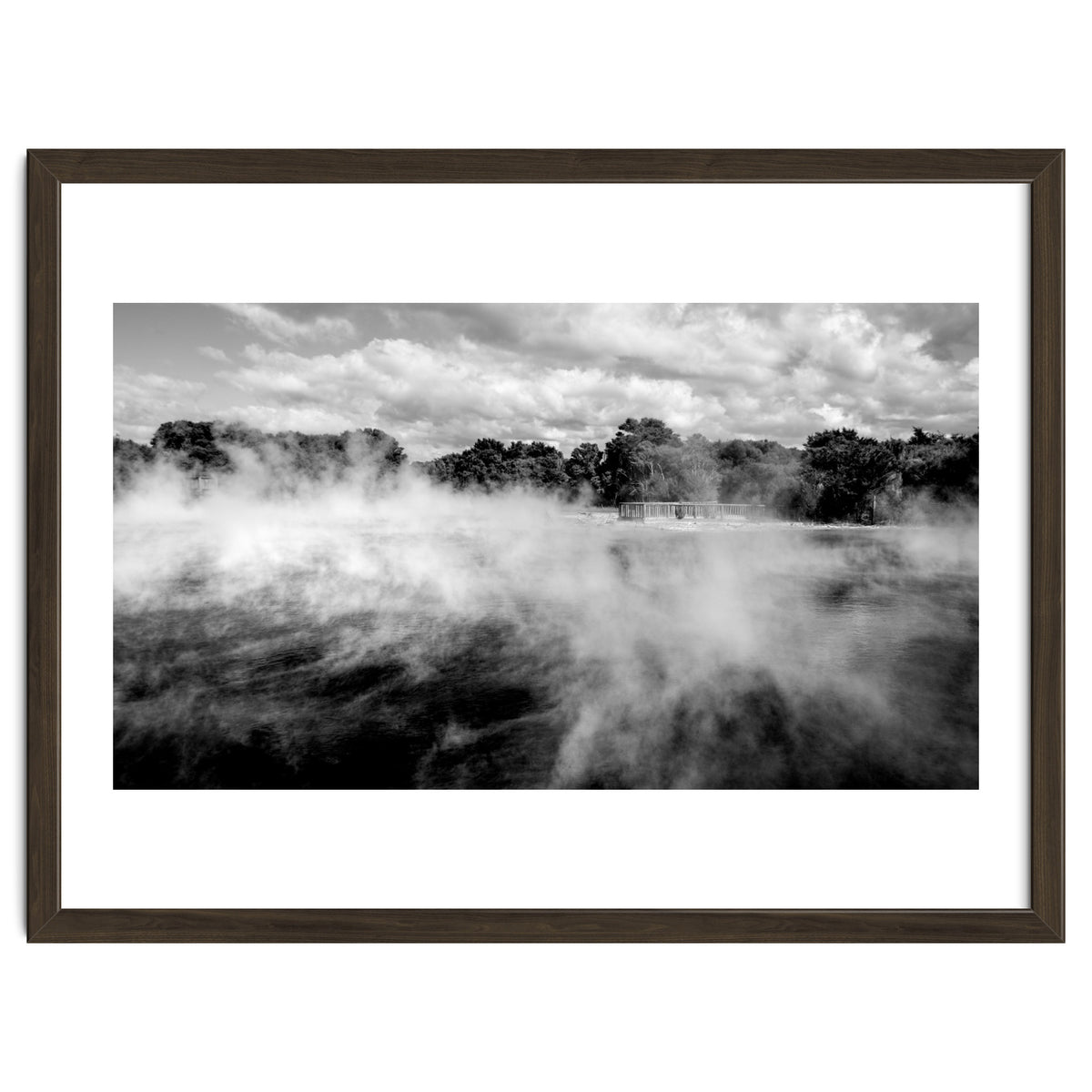 Vapors in Rotorua, New Zealand Art Print