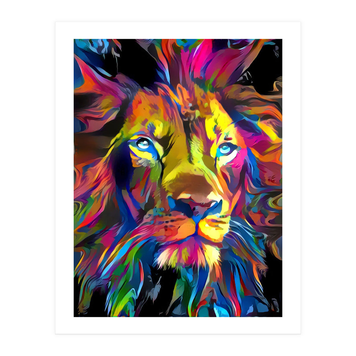 Rainbow Lion (Print Only)