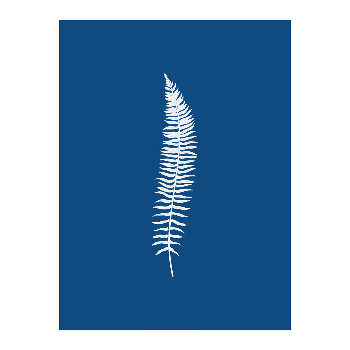 Blue Botanical I (Print Only)