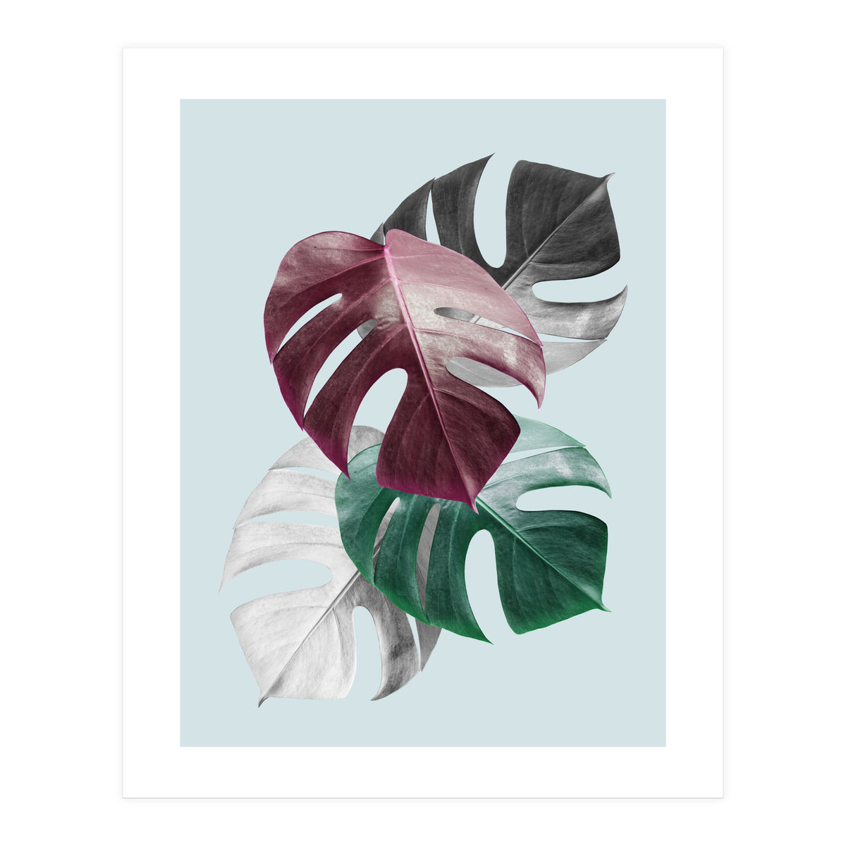 Tropical collage II (Print Only)