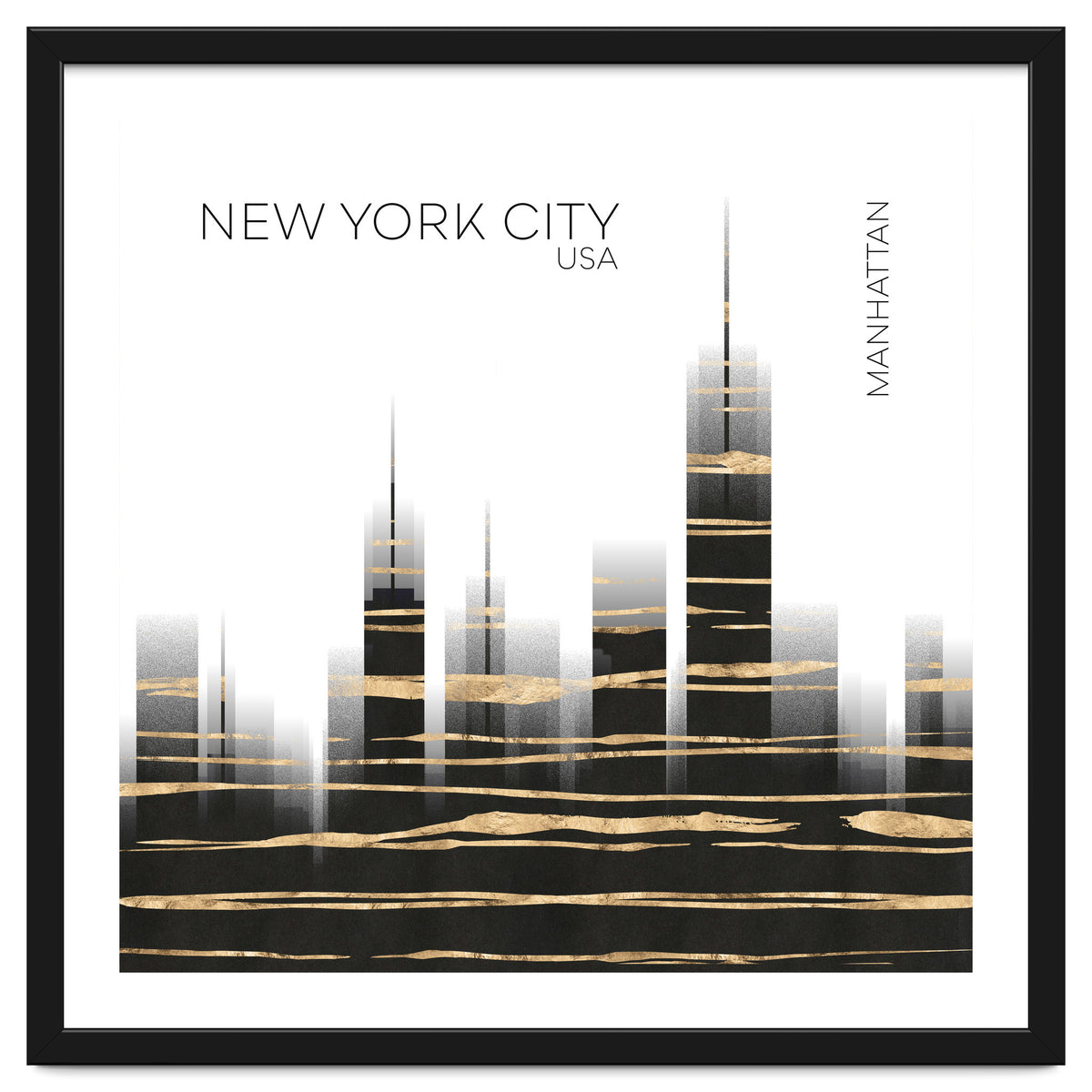 Urban Art NYC Skyline