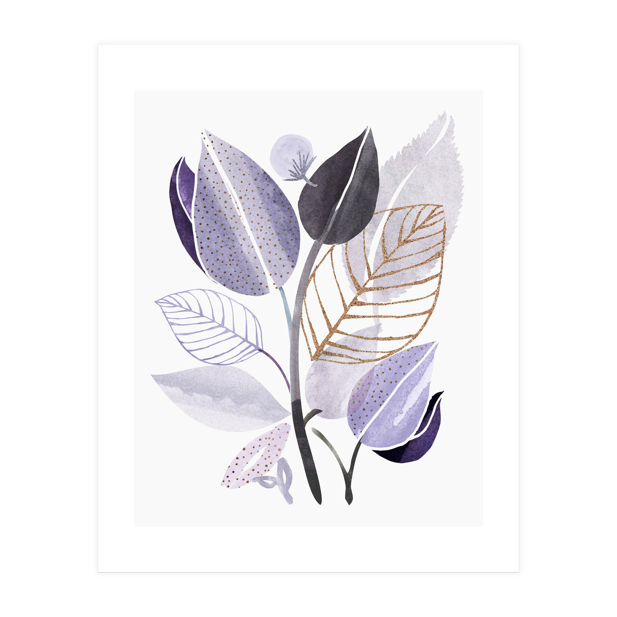 Lavender Leaf Bouquet (Print Only)
