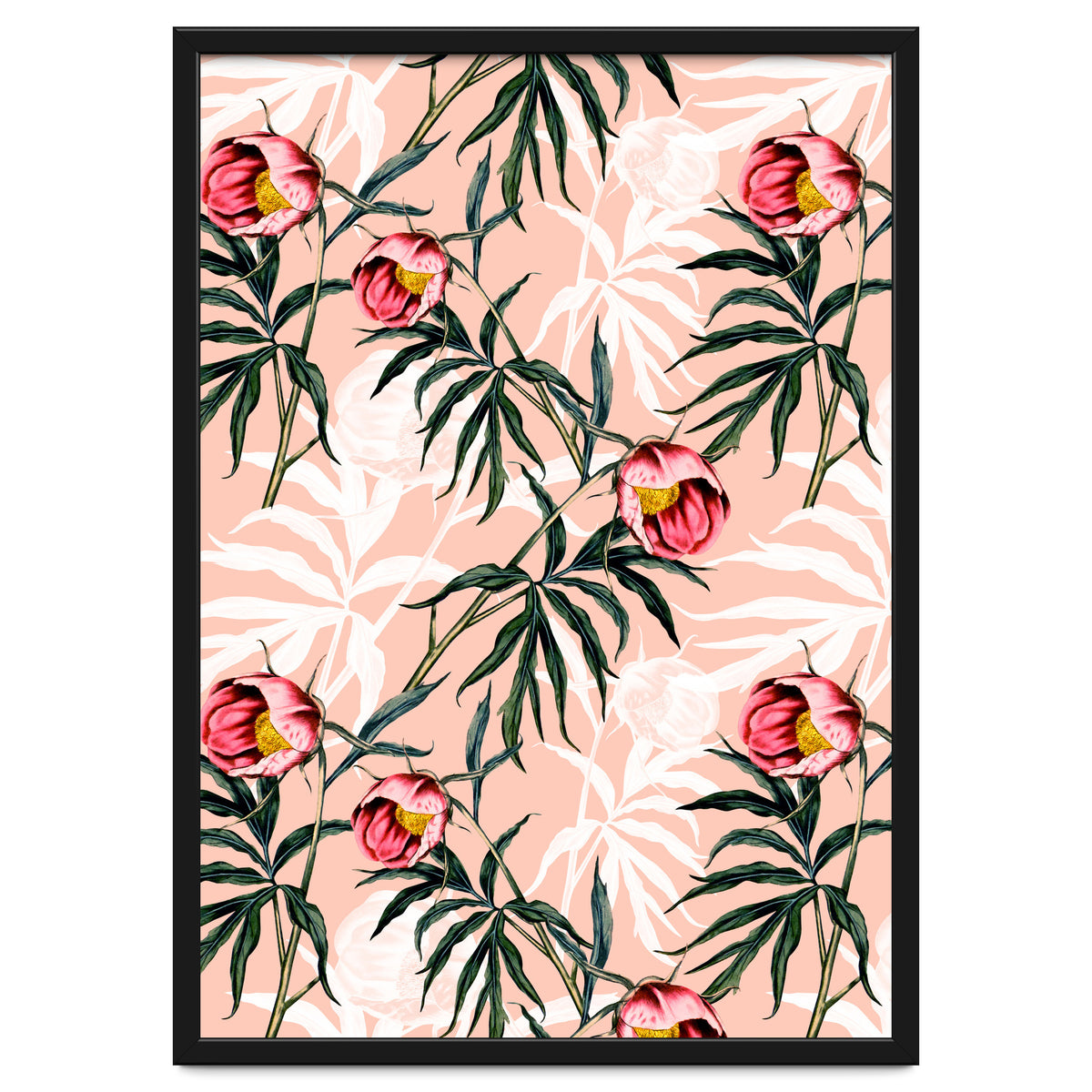 Flowery blooming pink