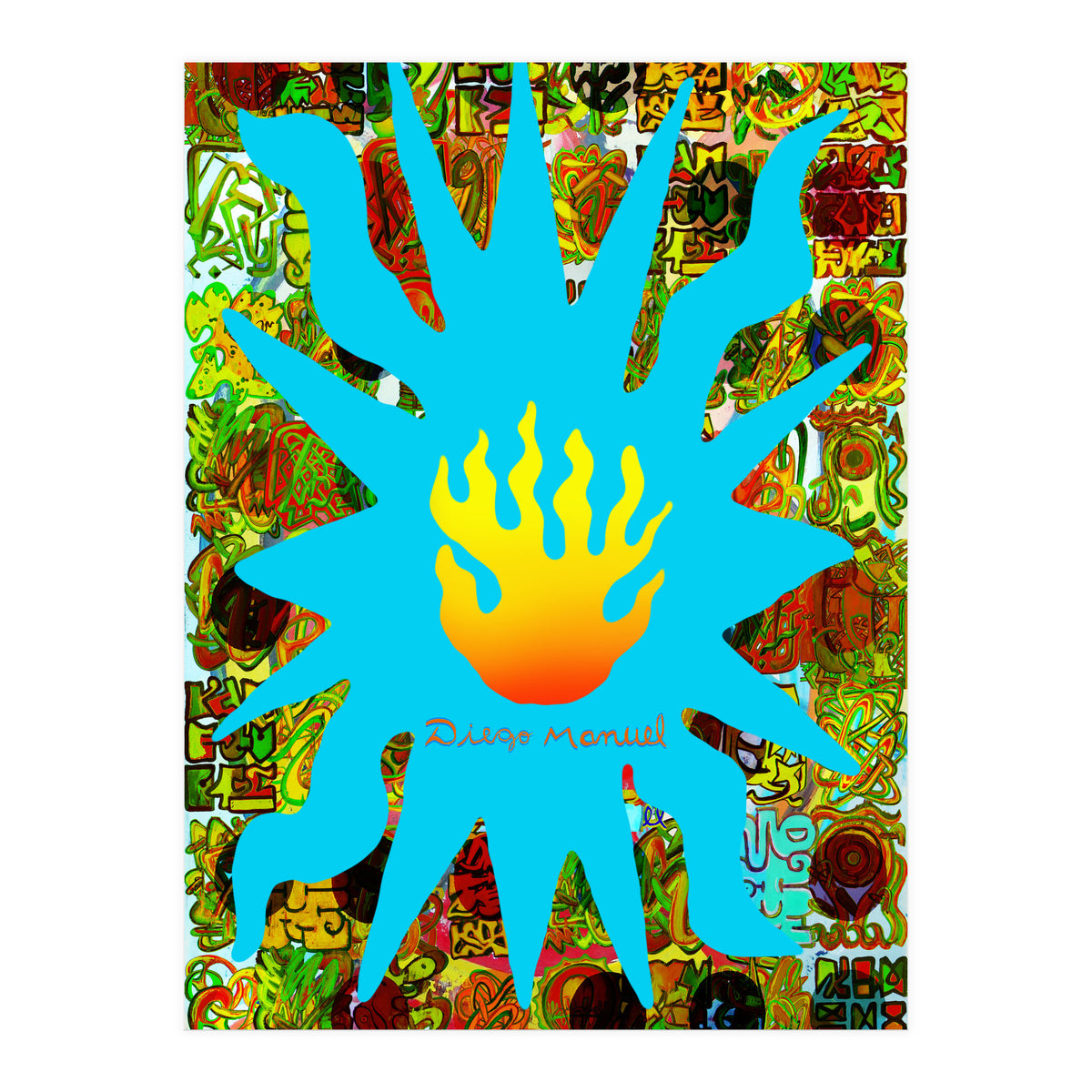 Fuego Y Graffiti 52 (Print Only)