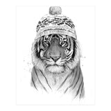 Siberian tiger (bw) (Print Only) thumbnail
