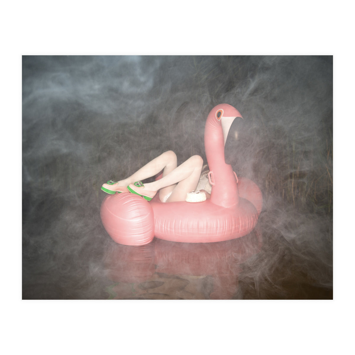 Foggy Flamingo Fairy (Print Only)
